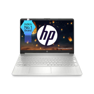 HP 15s-FQ5329TU 12th Gen Intel Core i5, 15/6inch (39.6 cm), 8GB RAM, 512GB SSD, Intel Iris Xe Graphics, Backlit Kb, (Win 11 Home, Natural Silver, 1.69kg), Laptop